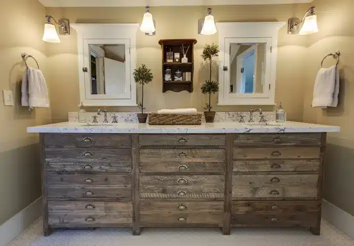 rustic bathroom sink